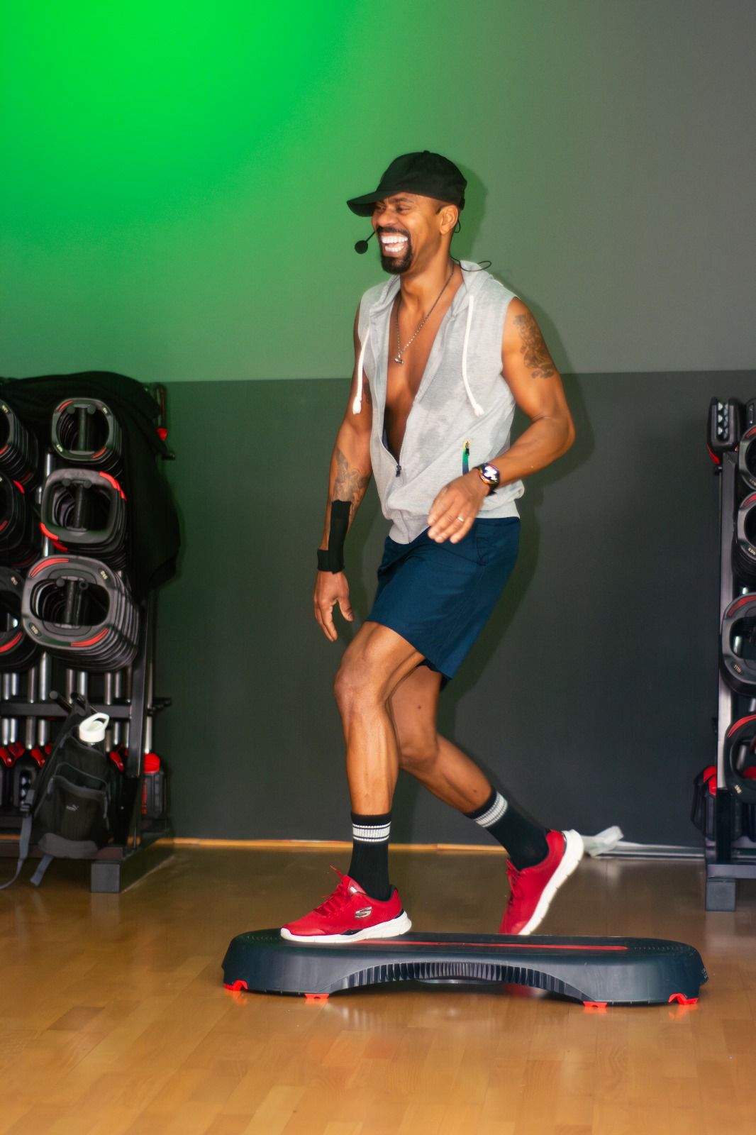 Fitness program in action